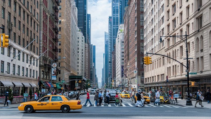 Manhattan - avion pour new york