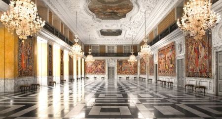 salle de réception royale - résidence royale de Christiansborg