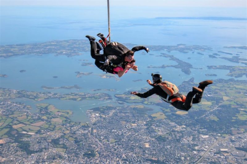 Saut en parachute Bretagne | Les 6 meilleurs sauts en tandem bretons