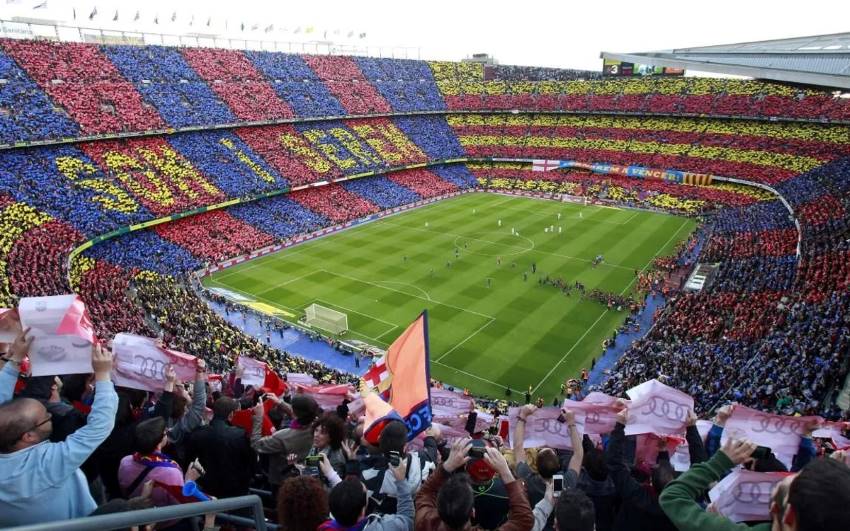 Camp Nou - match du FC Barcelone à domicile