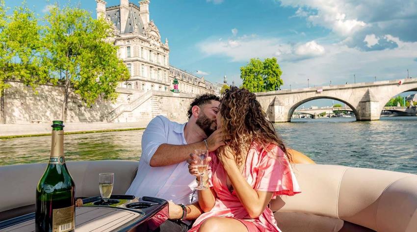 balade romantique bateau Seine Paris