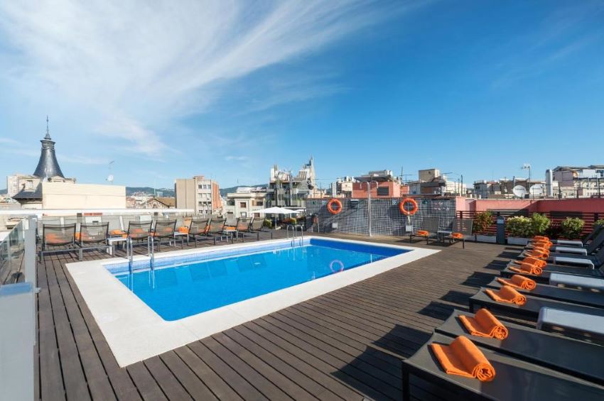 hôtel Jazz Barcelone - hôtel avec piscine Barcelone