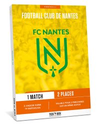 Wonderbox - match foot Nantes box cadeau 2 places 