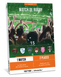 Wonderbox - 100% rugby box cadeau match rugby 2 places
