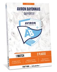 Wonderbox - Aviron bayonnais box cadeau match rugby 2 places supporter