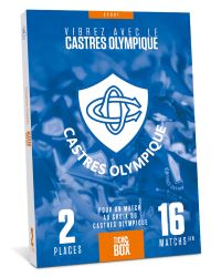 Wonderbox - Castres Olympique box cadeau match rugby 2 places