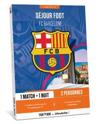 Wonderbox - box cadeau séjour match foot FC Barcelone 2 personnes
