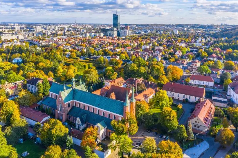 Gdansk Pologne - quartier Oliwa